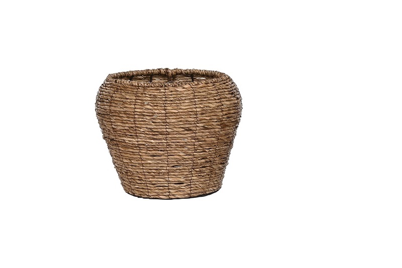 MACETERO FIBRA METAL 41X41X32CM NATURAL